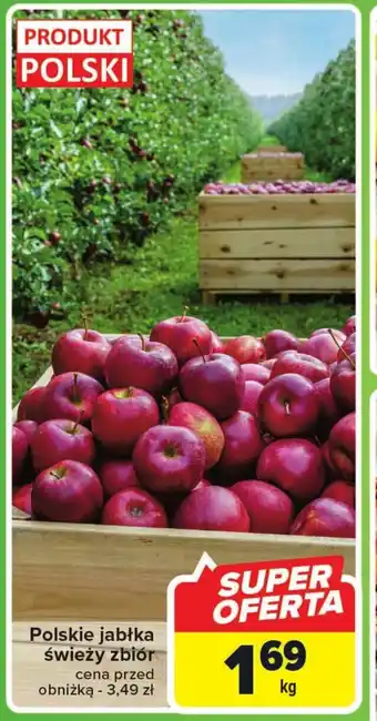 Carrefour Polskie jabłka 1kg oferta