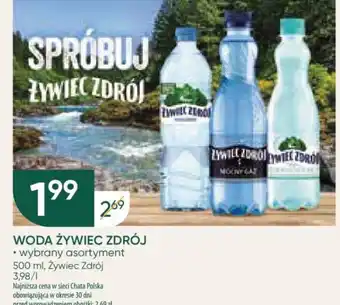 Chata Polska Żywiec Zdrój WODA ŻYWIEC ZDRÓJ 500 ml oferta