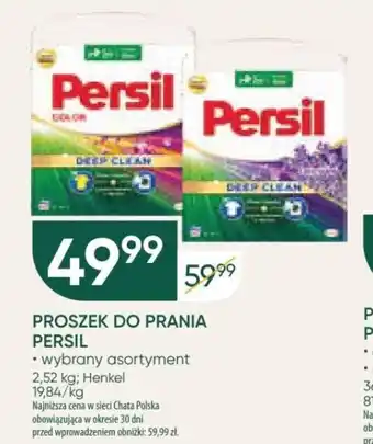 Chata Polska Henkel PROSZEK DO PRANIA PERSIL 2,52 kg oferta