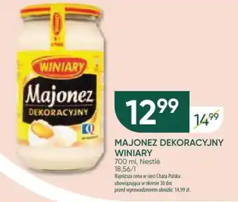 Chata Polska Nestlé MAJONEZ DEKORACYJNY WINIARY 700 ml oferta
