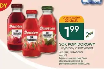 Chata Polska Dawtona SOK POMIDOROWY 300 ml oferta