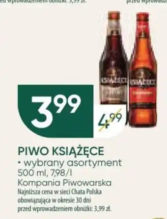 Chata Polska Kompania Piwowarska PIWO KSIĄŻĘCE 500ml oferta