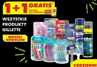 Biedronka WSZYSTKIE PRODUKTY GILLETTE oferta