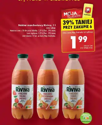 Biedronka Nektar marchwiowy Riviva 1l oferta