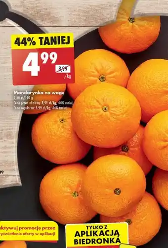 Biedronka Mandarynka 1kg oferta