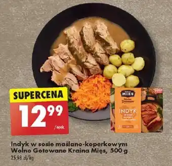 Biedronka Indyk w sosie maślano koperkowym Wolno Gotowane Kraina Mięs 500 g oferta