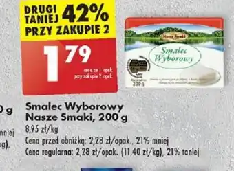 Biedronka Smalec Wyborowy Nasze Smaki 200 g oferta