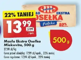 Biedronka Masto Ekstra Osełka Mlekovita 500 g oferta
