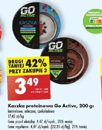 Biedronka Kaszka proteinowa Go Active 200 g oferta