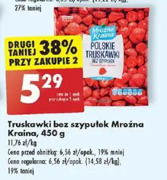 Biedronka Truskawki bez szypułek Mroźna Kraina 450 g oferta