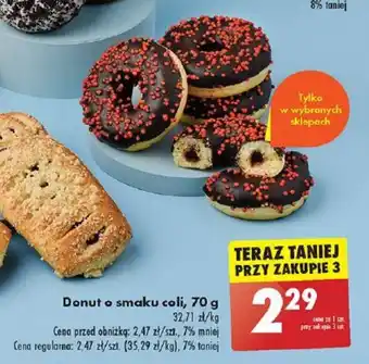 Biedronka Donut o smaku coli 70 g oferta