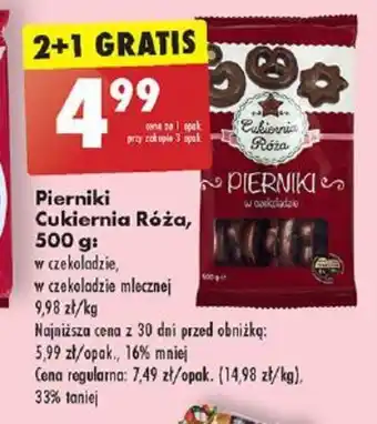 Biedronka Pierniki Cukiernia Róża 500 g oferta