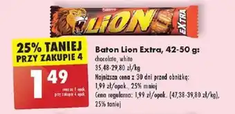 Biedronka Baton Lion Extra 42-50 g oferta