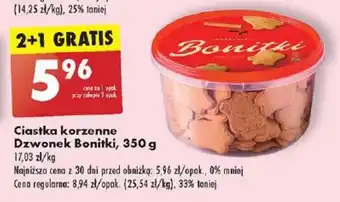 Biedronka Ciastka korzenne Dzwonek Bonitki 350 g oferta