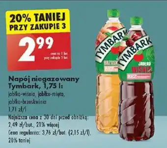 Biedronka Napój niegazowany Tymbark, 1,75 l oferta
