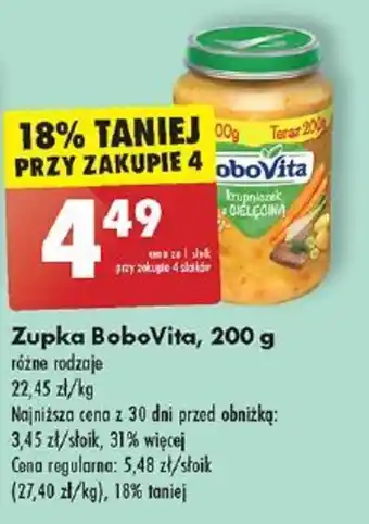 Biedronka Zupka BoboVita, 200 g oferta