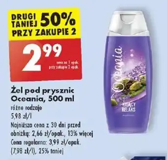 Biedronka Żel pod prysznic Oceania, 500 ml oferta