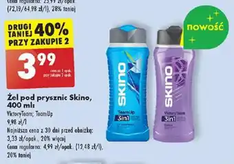 Biedronka Żel pod prysznic Skino, 400 ml oferta