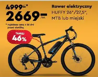 Biedronka Rower elektryczny HUFFY oferta