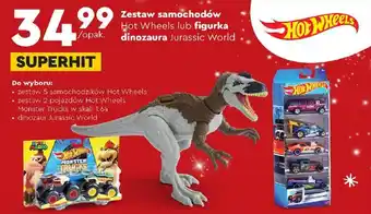 Biedronka Zestaw samochodów Hot Wheels lub figurka dinozaura Jurassic World oferta