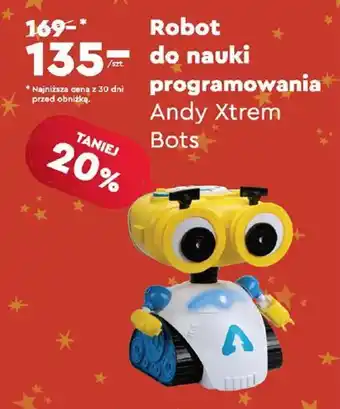 Biedronka Robot do nauki programowania Andy Xtrem Bots oferta