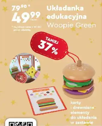 Biedronka Układanka edukacyjna Woopie Green oferta