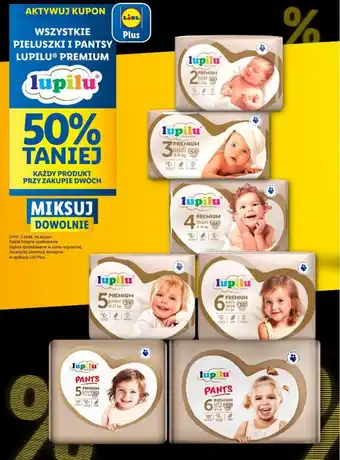 Lidl WSZYSTKIE PIELUSZKI I PANTSY LUPILU PREMIUM oferta