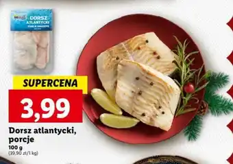 Lidl Dorsz atlantycki, porcje 100 g oferta
