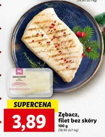 Lidl Zębacz, filet bez skóry 100 g oferta