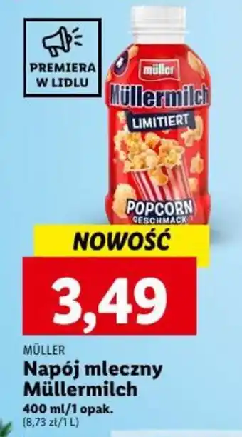 Lidl MÜLLER Napój mleczny Müllermilch 400 ml oferta