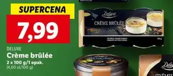 Lidl DELUXE Crème brûlée 2 x 100 g oferta