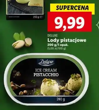 Lidl DELUXE Lody pistacjowe 200 g oferta