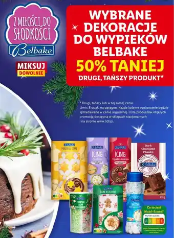 Lidl WYBRANE DEKORACJE DO WYPIEKÓW BELBAKE oferta