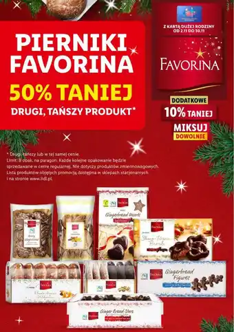 Lidl PIERNIKI FAVORINA oferta