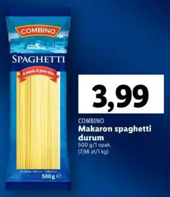 Lidl COMBINO Makaron spaghetti durum 500g oferta