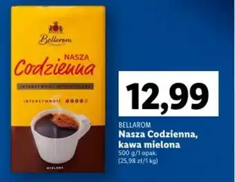 Lidl BELLAROM Nasza Codzienna, kawa mielona 500 g oferta