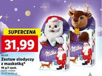 Lidl MILKA Zestaw słodyczy z maskotką 96g oferta