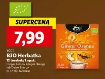 Lidl YOGI BIO Herbatka 12 torebek oferta