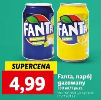 Lidl Fanta, napój gazowany 330 ml oferta