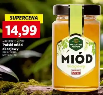 MAZURSKIE MIODY Polski miód akacjowy 380 g