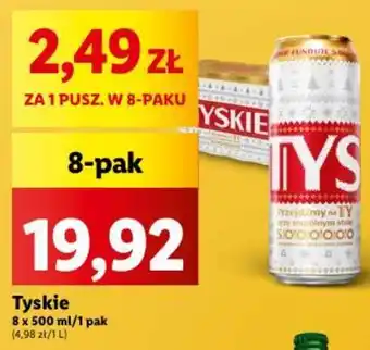 Tyskie 8 x 500 ml