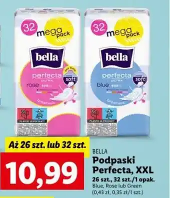 BELLA Podpaski Perfecta, XXL 26 szt., 32 szt