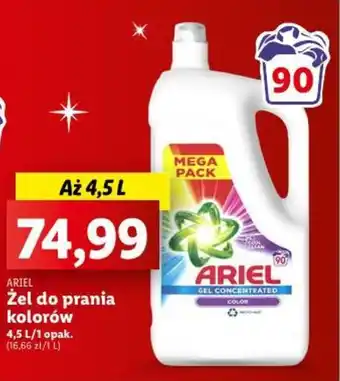 Lidl ARIEL Żel do prania kolorów 4,5l oferta
