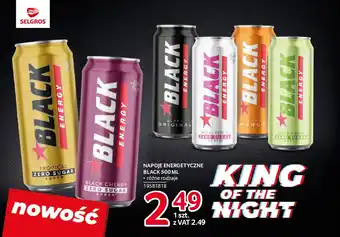 Selgros NAPOJE ENERGETYCZNE BLACK 500 ML oferta