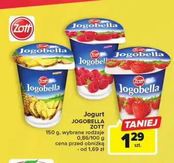 Carrefour Jogurt Jogobella ZOTT 150g oferta