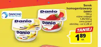 Carrefour Serek homogenizowany Danio 130g oferta