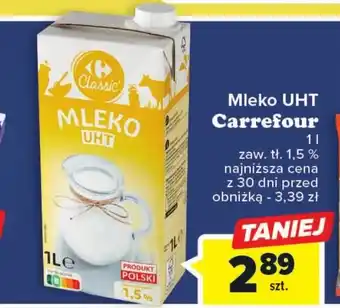 Carrefour Mleko UHT Carrefour 1l oferta