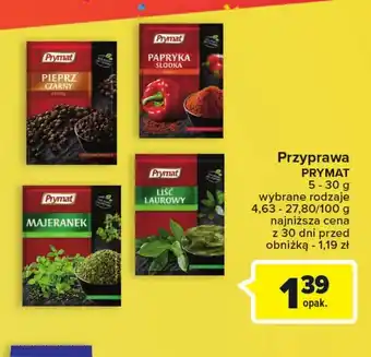 Carrefour Przyprawa PRYMAT 5-30 g oferta