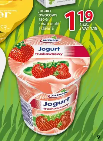 Selgros JOGURT OWOCOWY 150g oferta