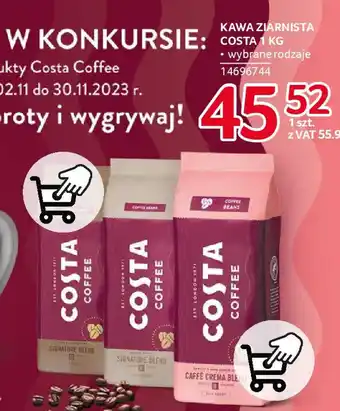 Selgros KAWA ZIARNISTA COSTA 1kg oferta